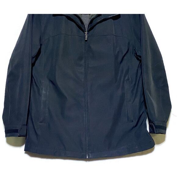 Weatherproof Zip Up Jacket Men's Size Large Black Polyester With Double Zip - Picture 6 of 8